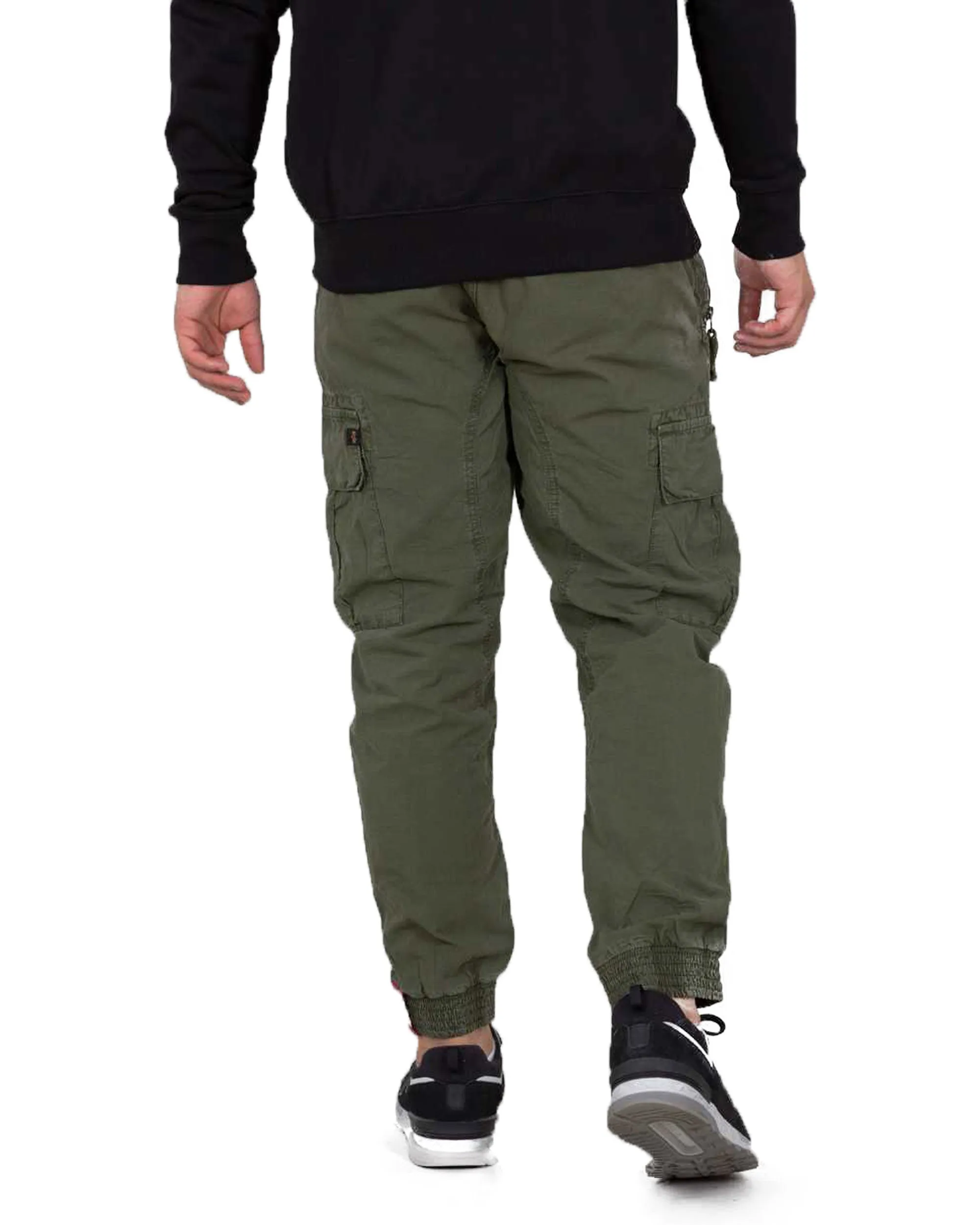 Pantalone Uomo Alpha Industries Ripstop Jogger Verde Militare