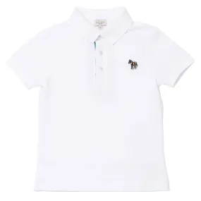 Paul Smith Jr Boys s/s Polo_White P25702