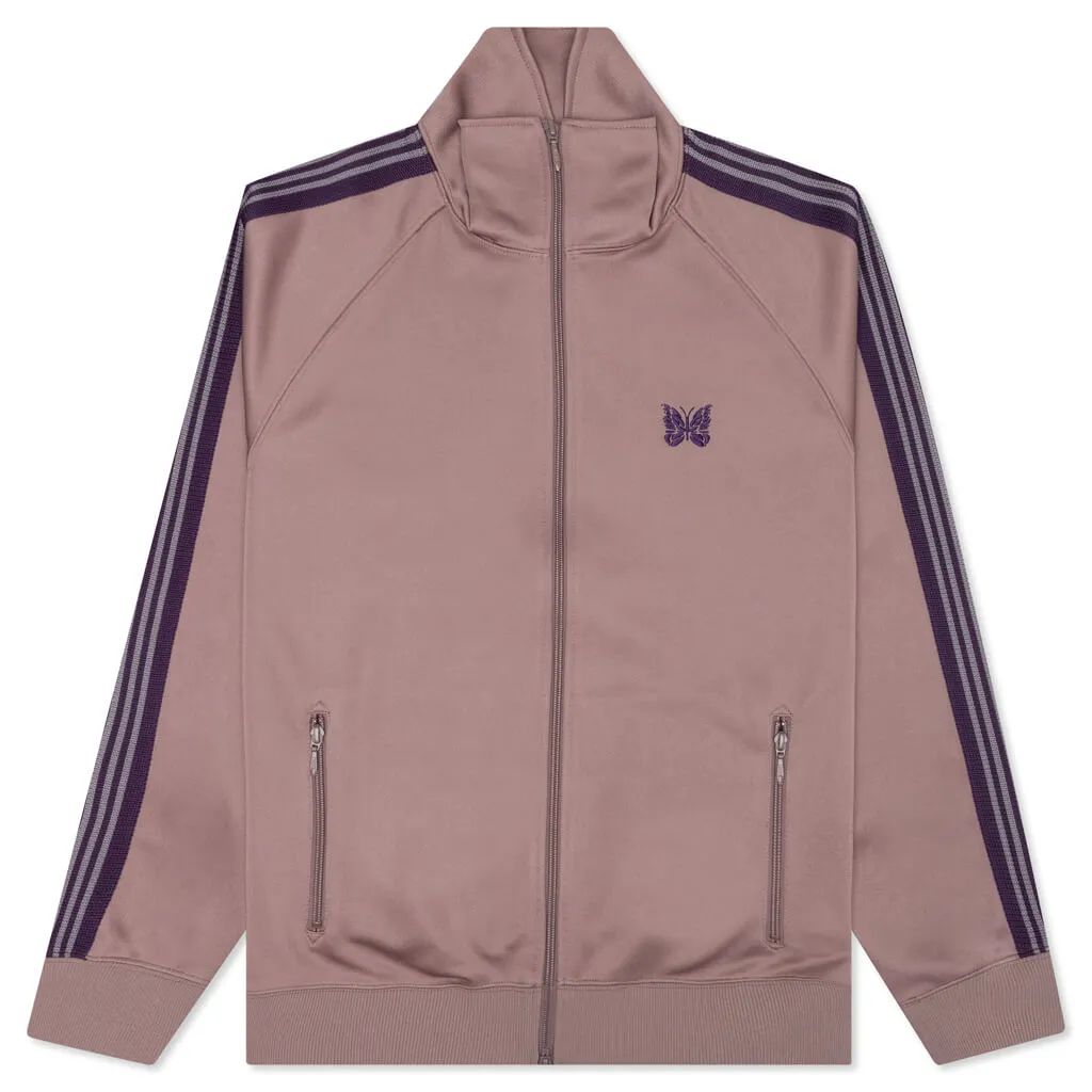 Poly Smooth Track Jacket - Taupe