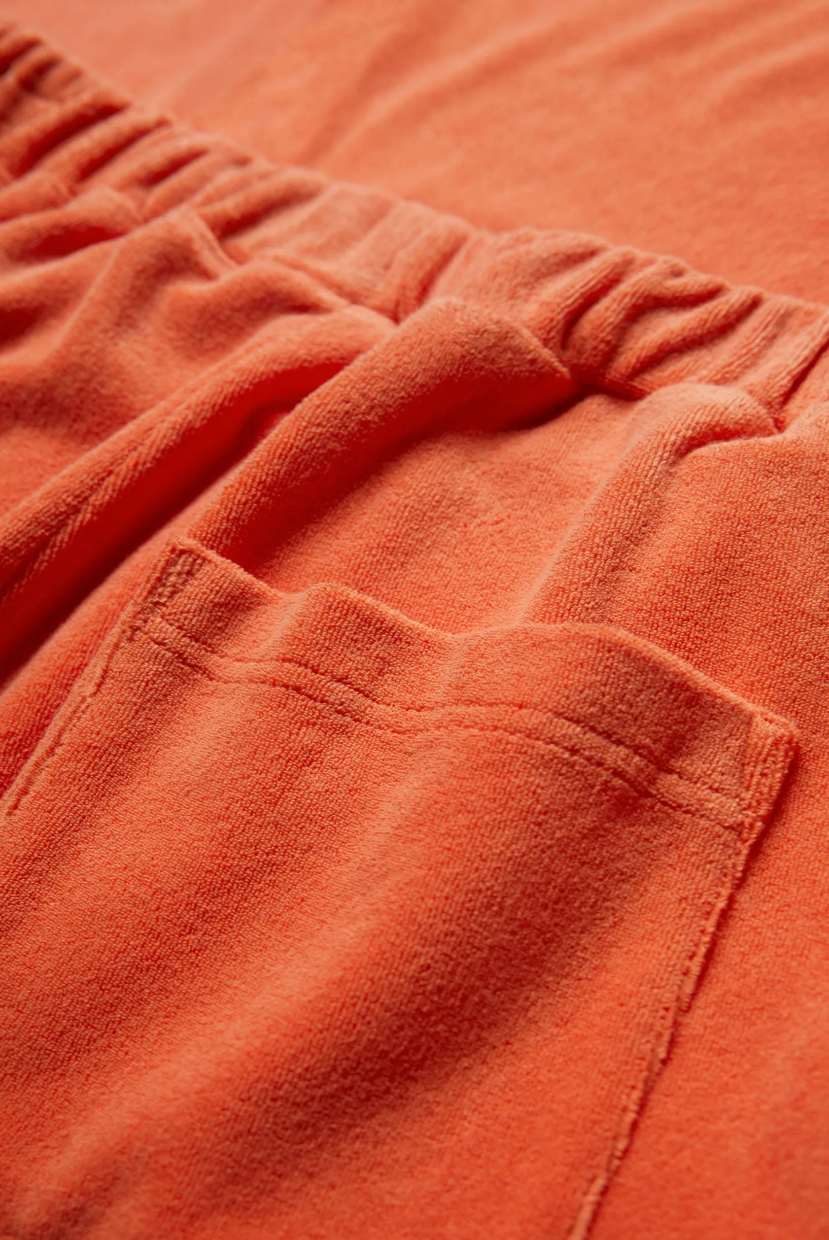 Prone Towelling Track Pant Tangerine