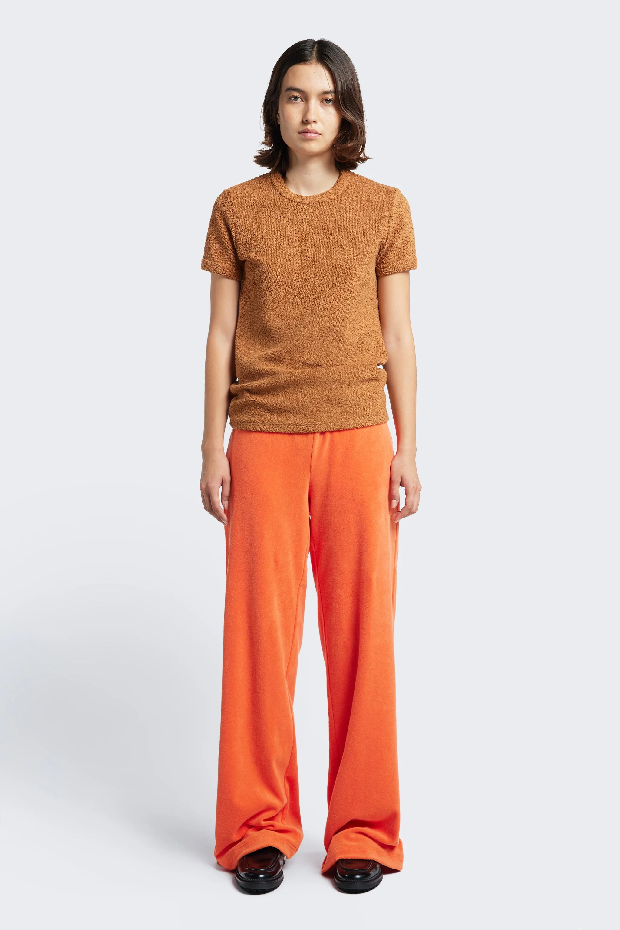 Prone Towelling Track Pant Tangerine