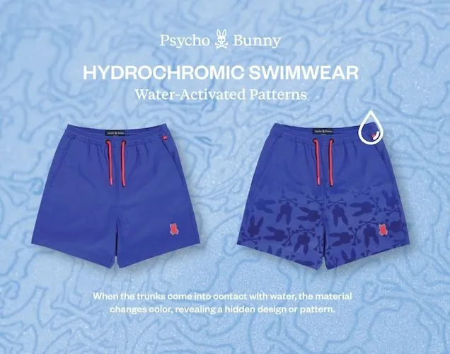 Psycho Bunny Kids Malta Ombre Hydrochromic Swim Trunks_ B0W173B2SW-475