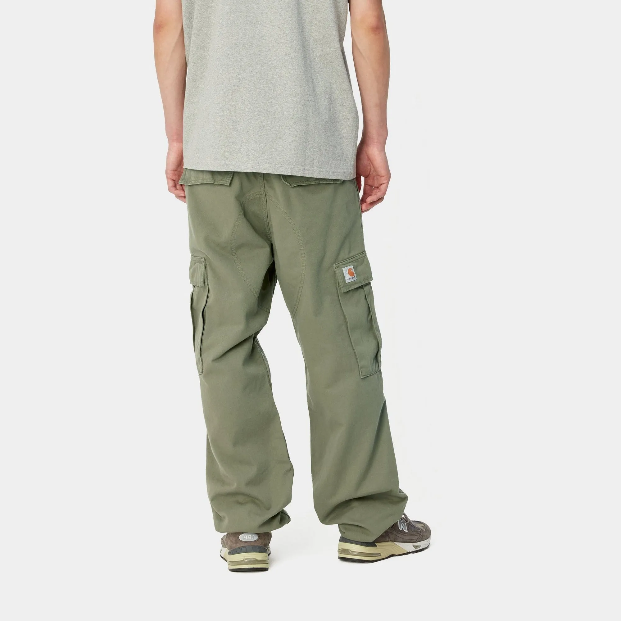 Regular Cargo Pant - Garment Dyed Twill | Dollar Green