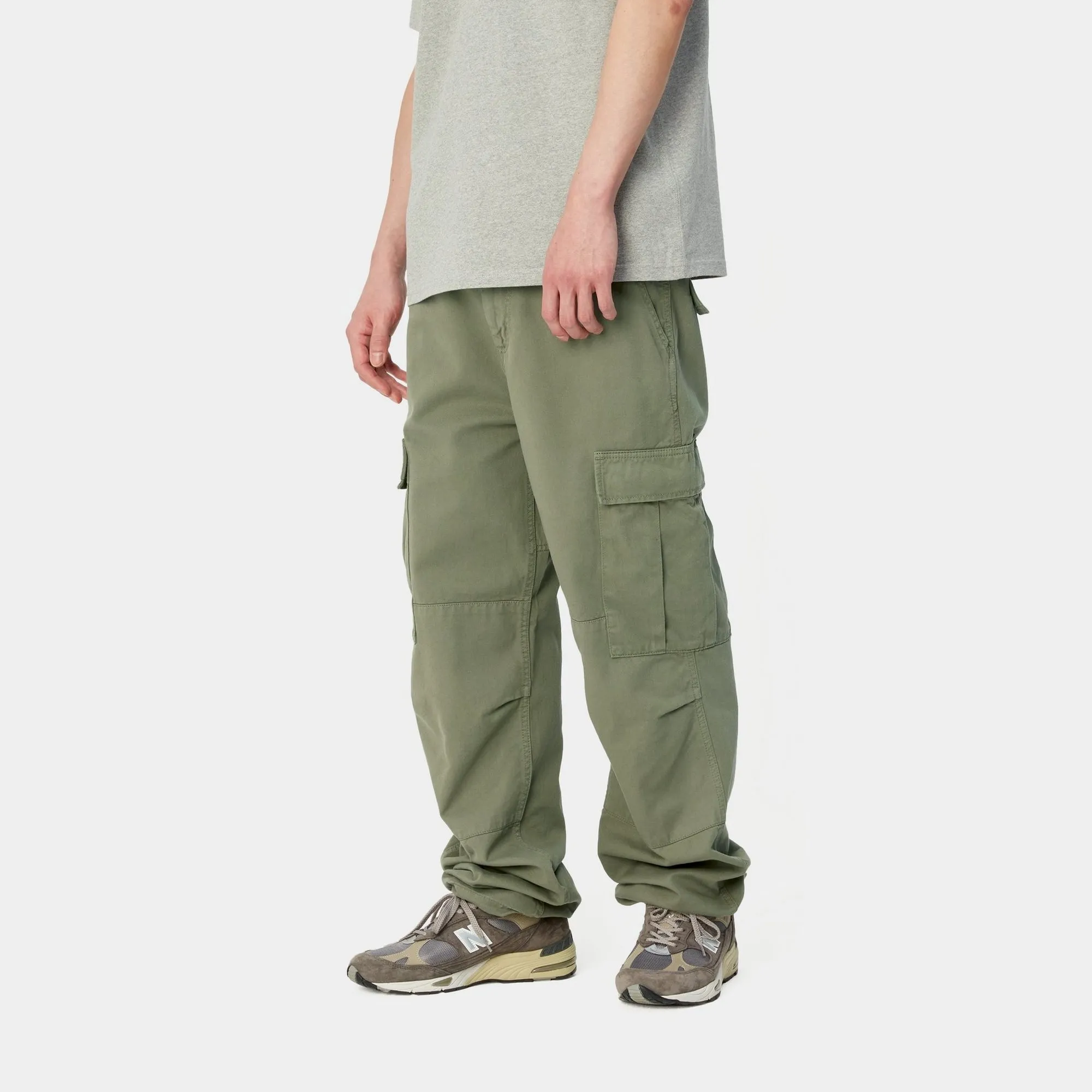 Regular Cargo Pant - Garment Dyed Twill | Dollar Green