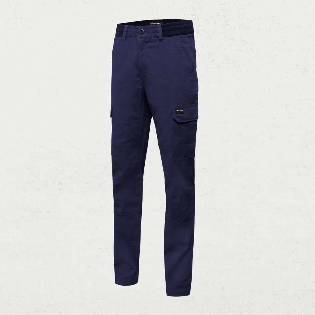 Rib Comfort Waist Ripstop Pant