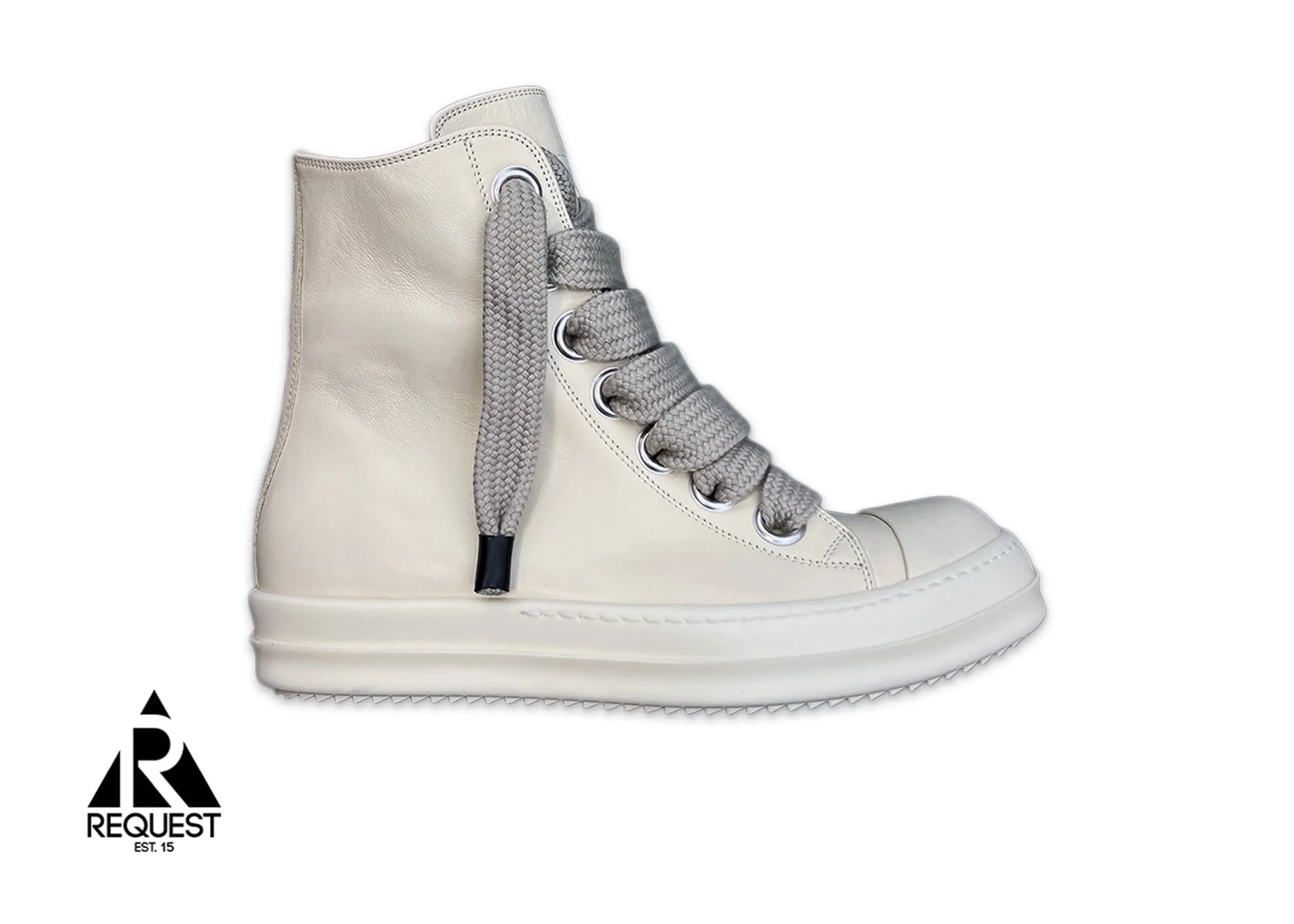 Rick Owens Lido Jumbo Lace Ramones High Triple Milk (W)