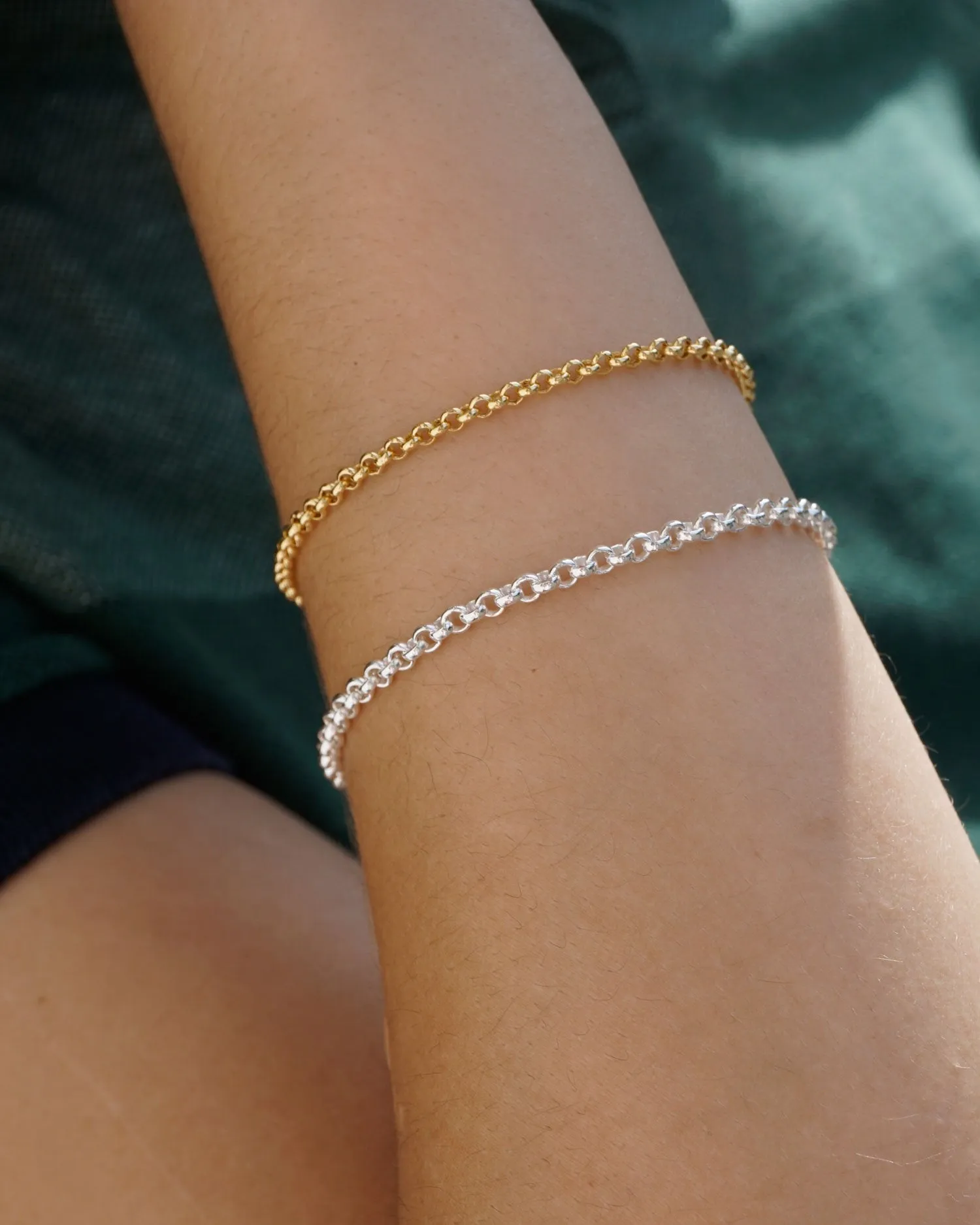 Rolo Bracelet in Yellow Gold