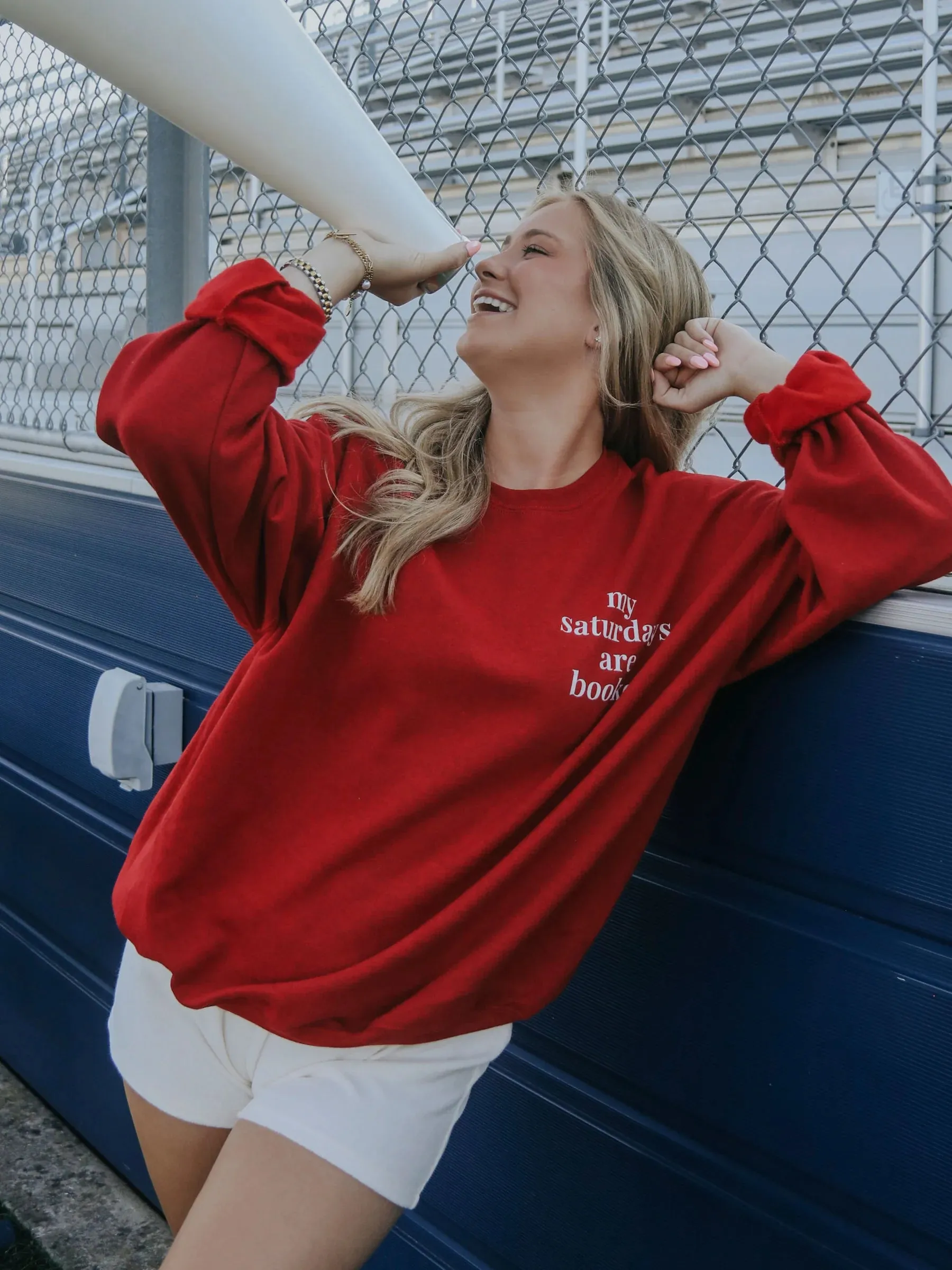 Saturday Tailgating Club Sweatshirt in Red // Charlie Southern