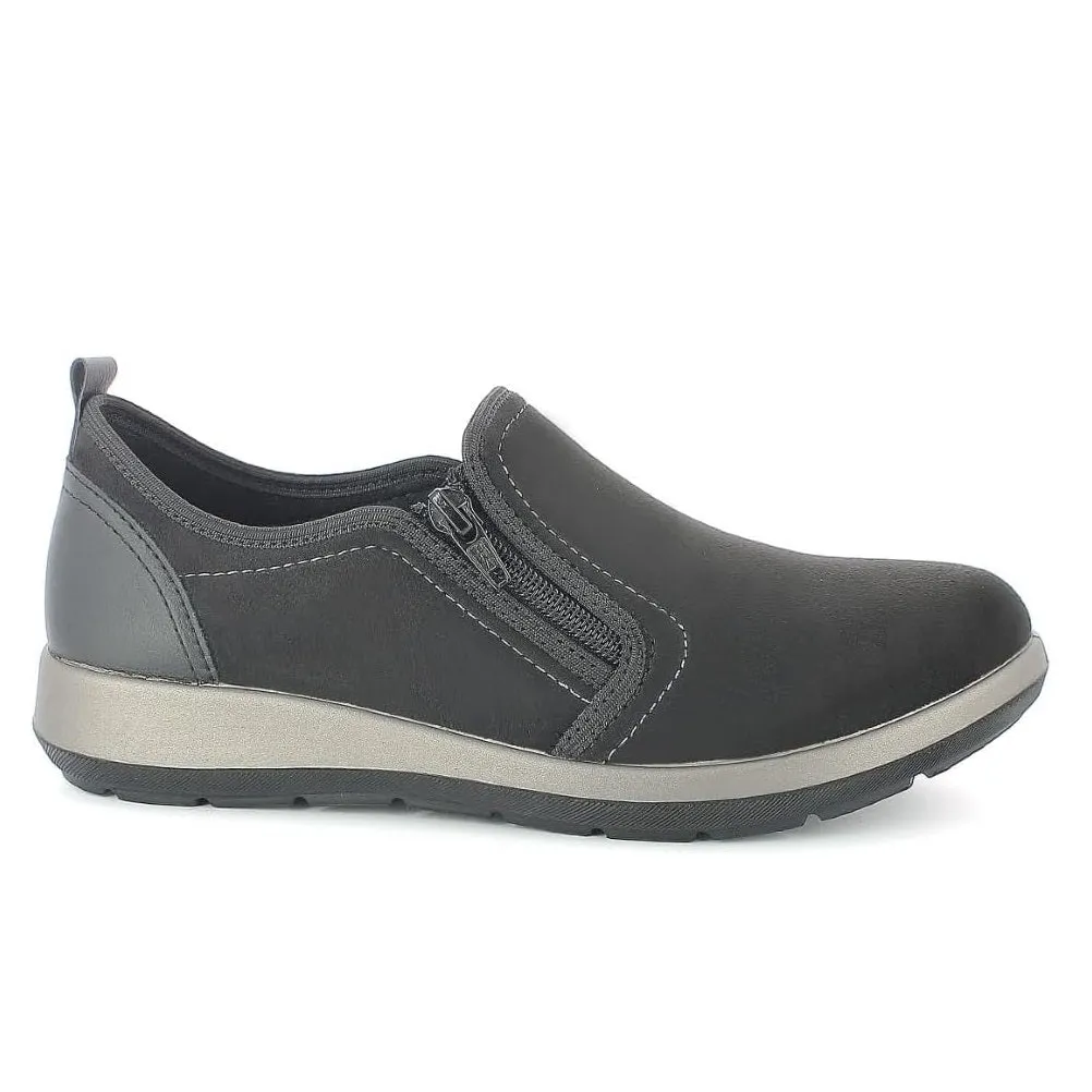 Scarpe casual da Donna - INBLU Art. WG41 Pantoscarpe linea slip on nero