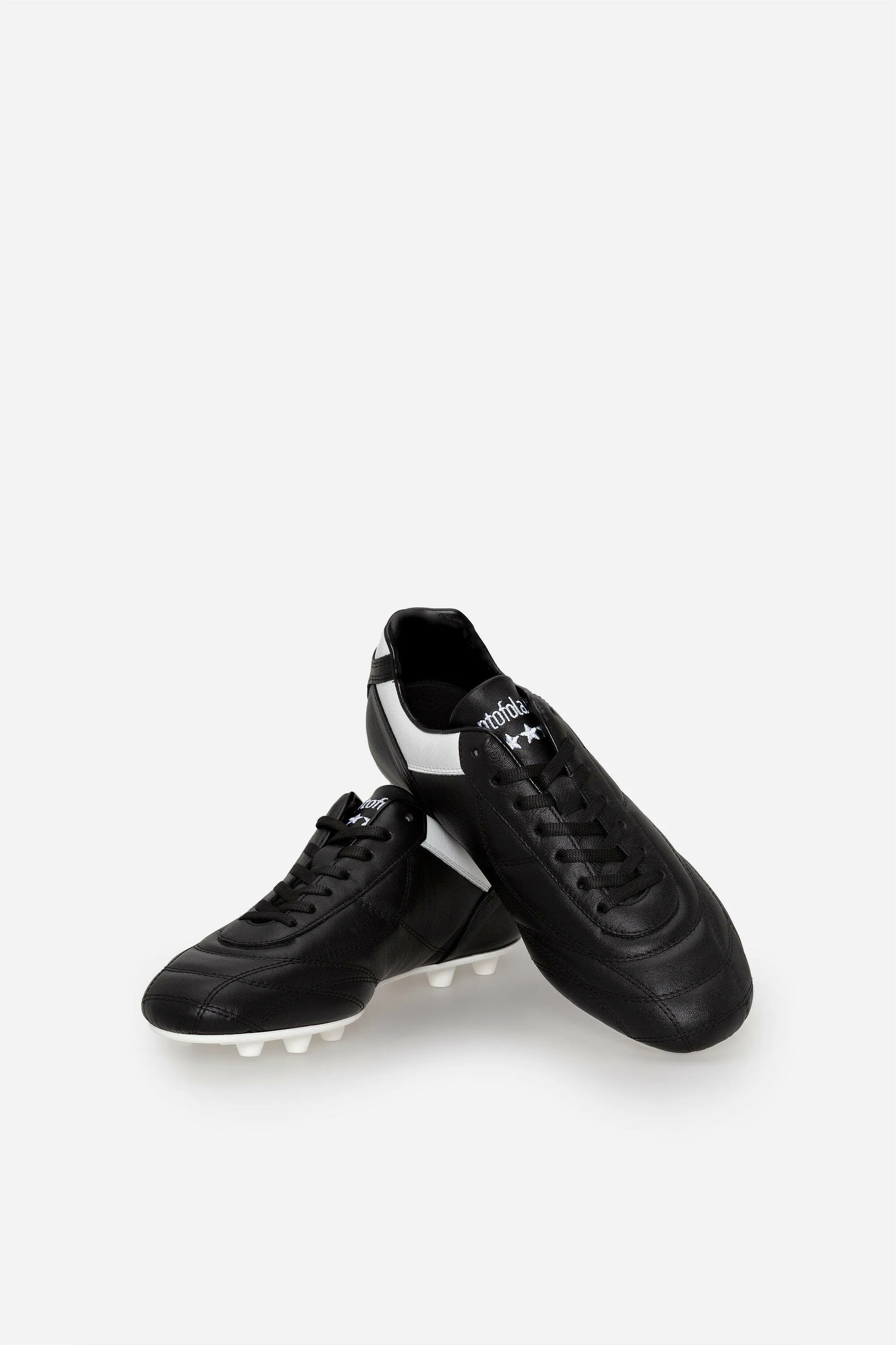 Scarpe da calcio Epoca in pelle nera