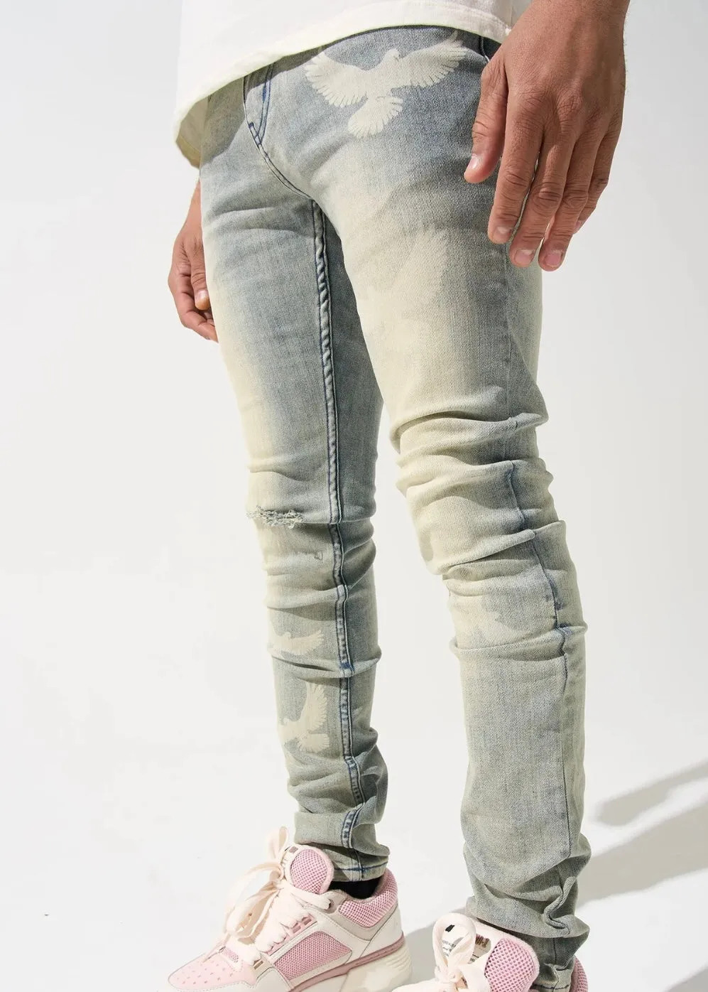 Serenede “Peace” Wash Jeans