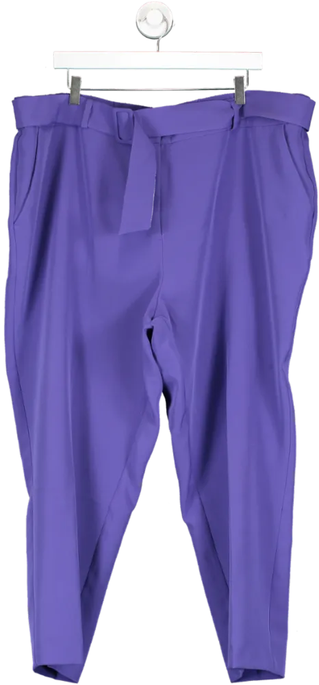 SimplyBe Purple Belted Trousers UK 24