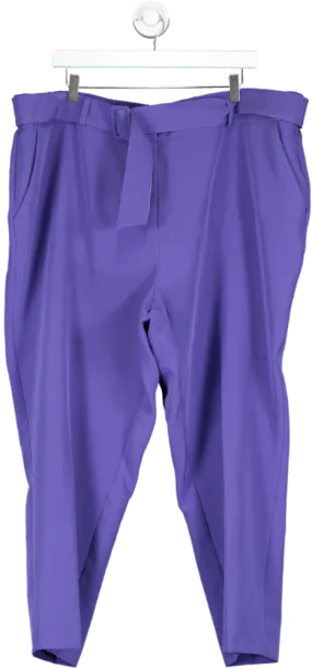 SimplyBe Purple Belted Trousers UK 24