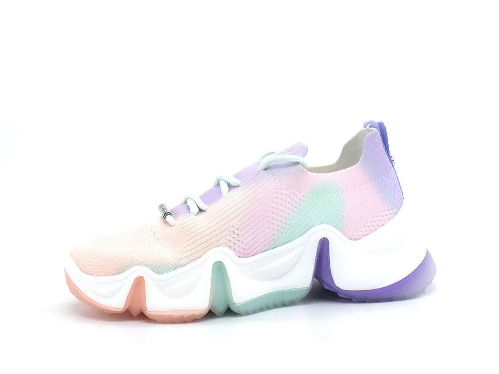 STEVE MADDEN City Scape Sneaker Elastic Sport Pastel Multicolor CITY03S1