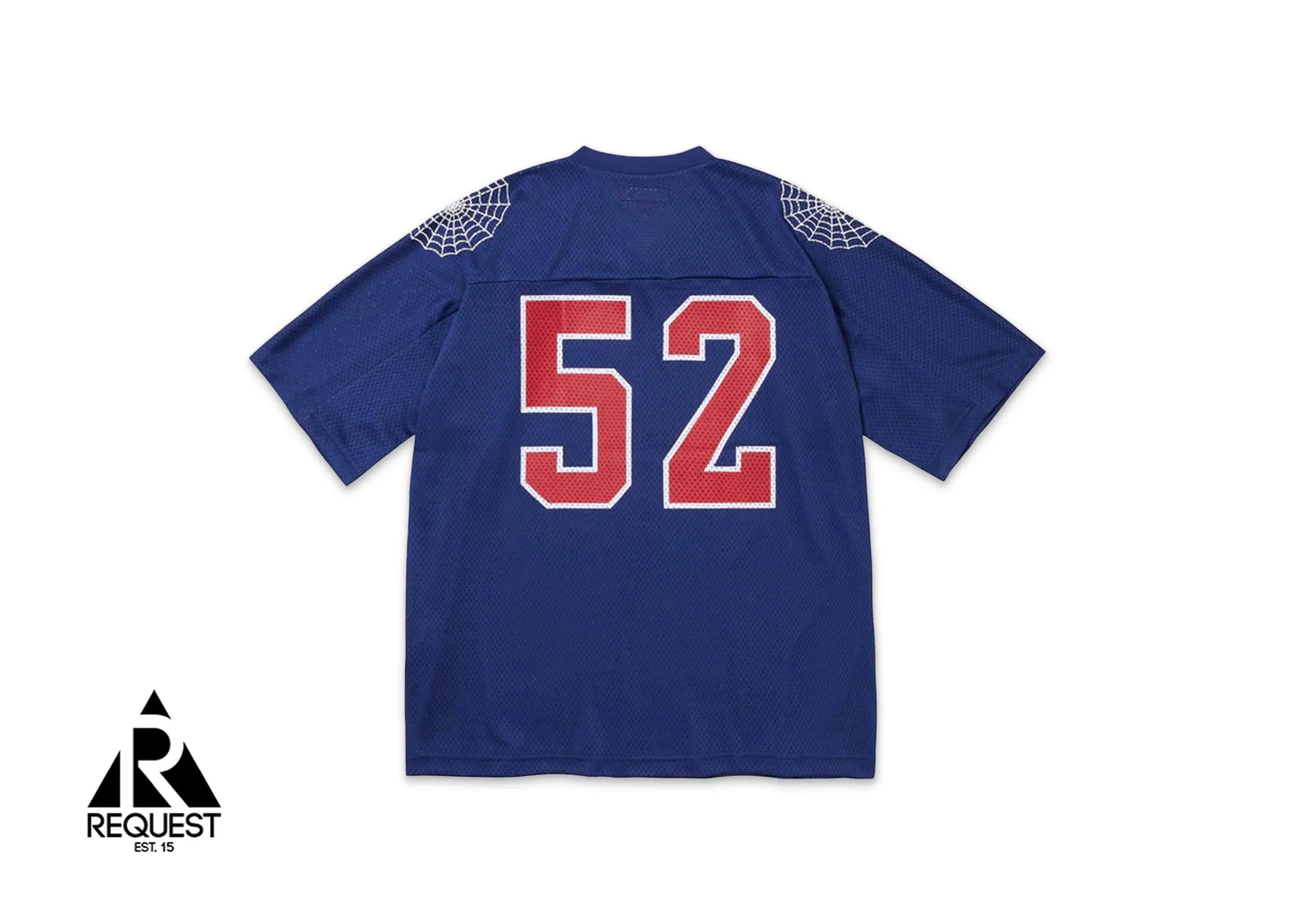 Supreme Spiderweb Football Jersey Blue”