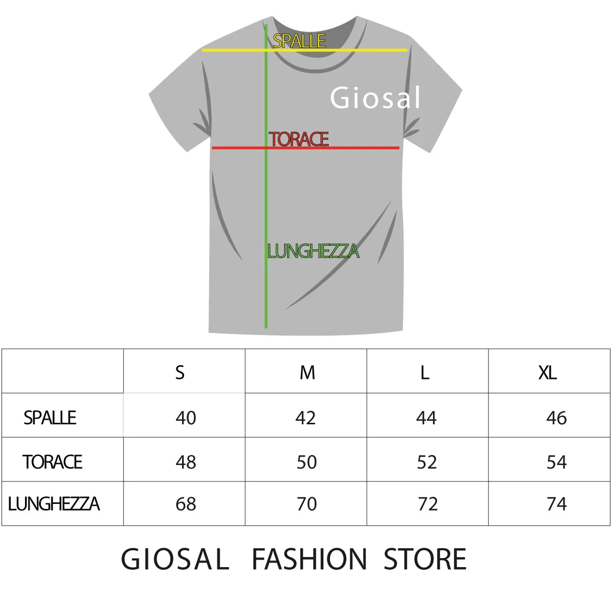 T-Shirt Uomo Mezza Manica Verde Militare Teschio Laterale Borchie Girocollo Casual Slim Tinta Unita GIOSAL