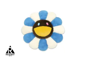 Takashi Murakami Flower Cushion Blue White Brown 60CM