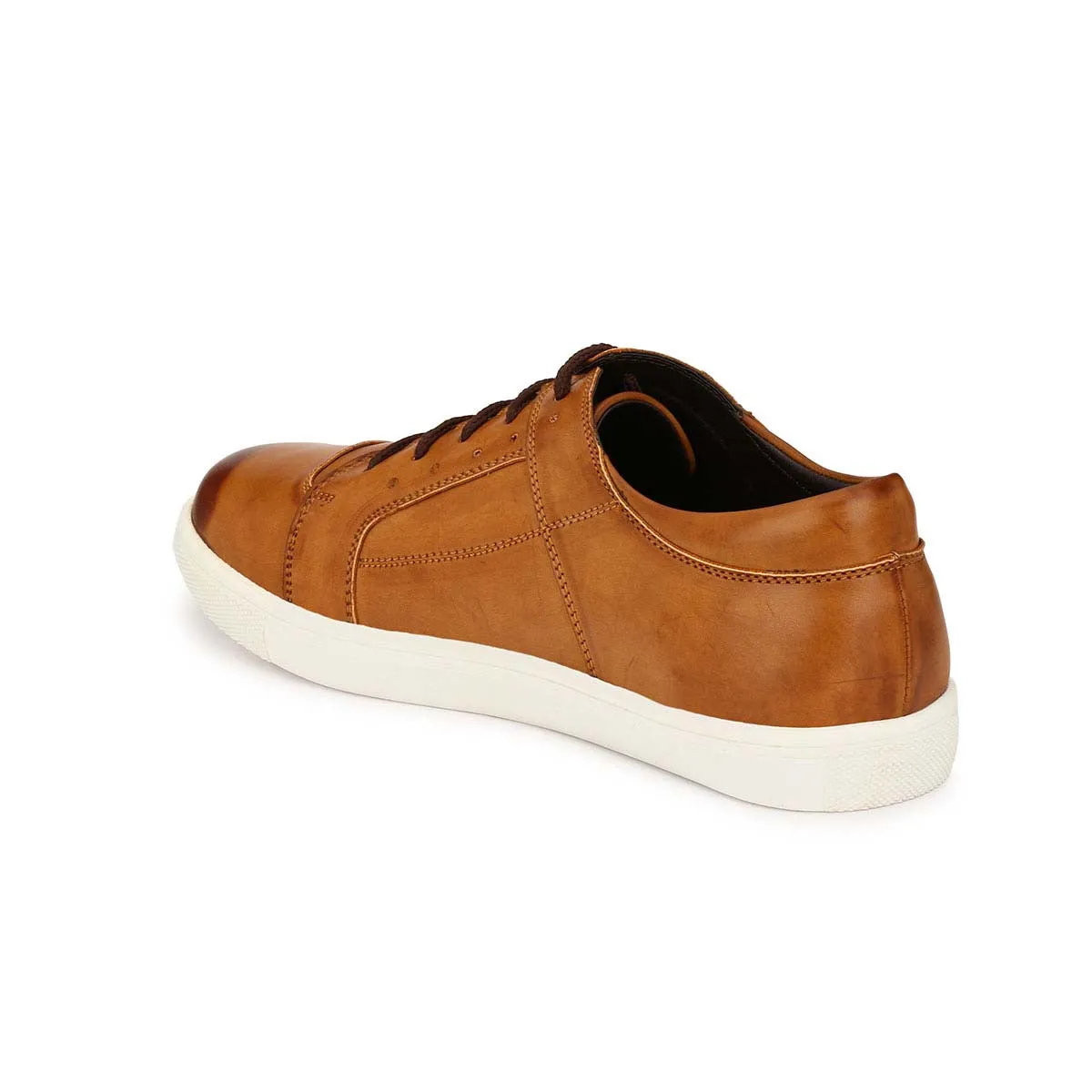 Tan Casual Lace-ups Sneakers