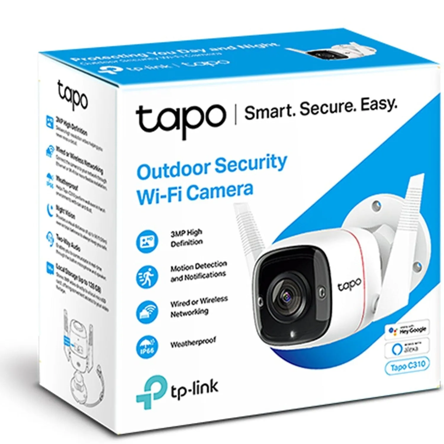 Tapo C310 Outdoor Smart Security Camera - White