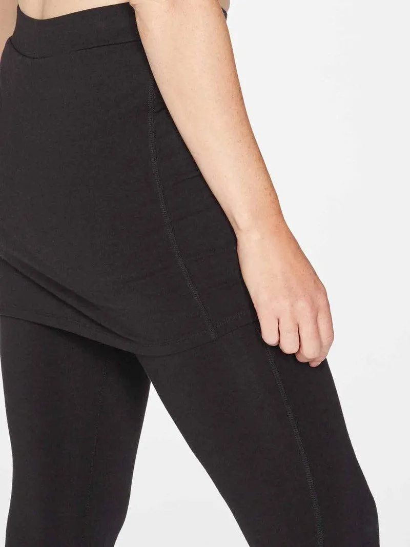 Thought Jay Skirted Leggings - Black