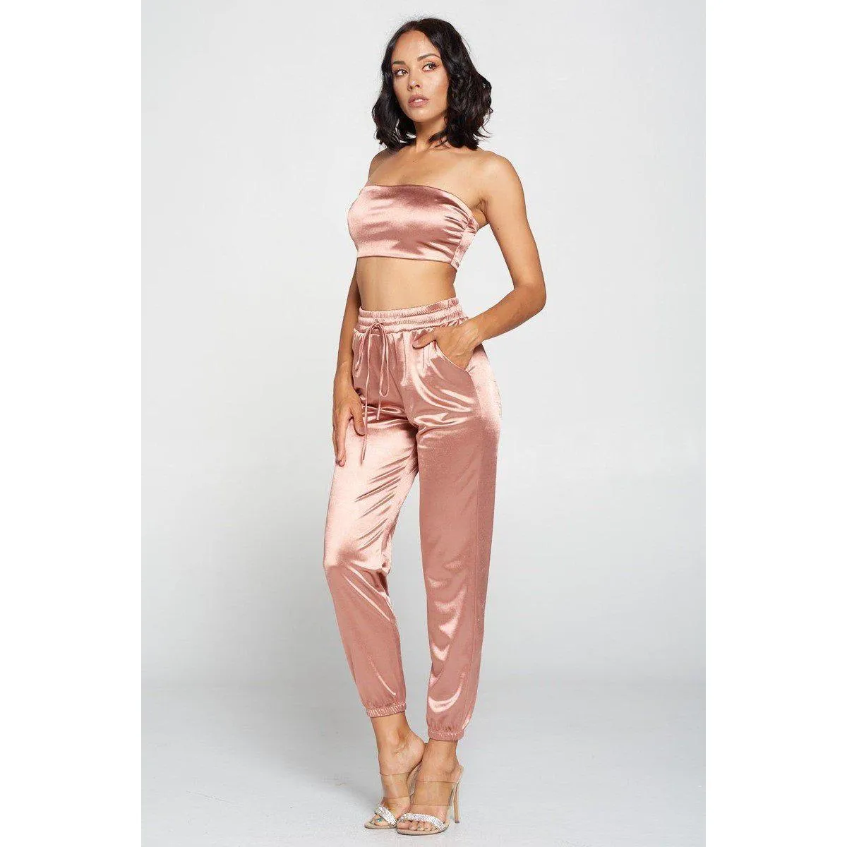 Tube Top Pant Set