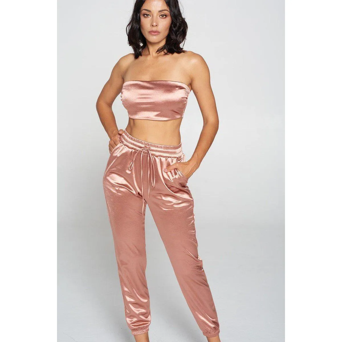 Tube Top Pant Set