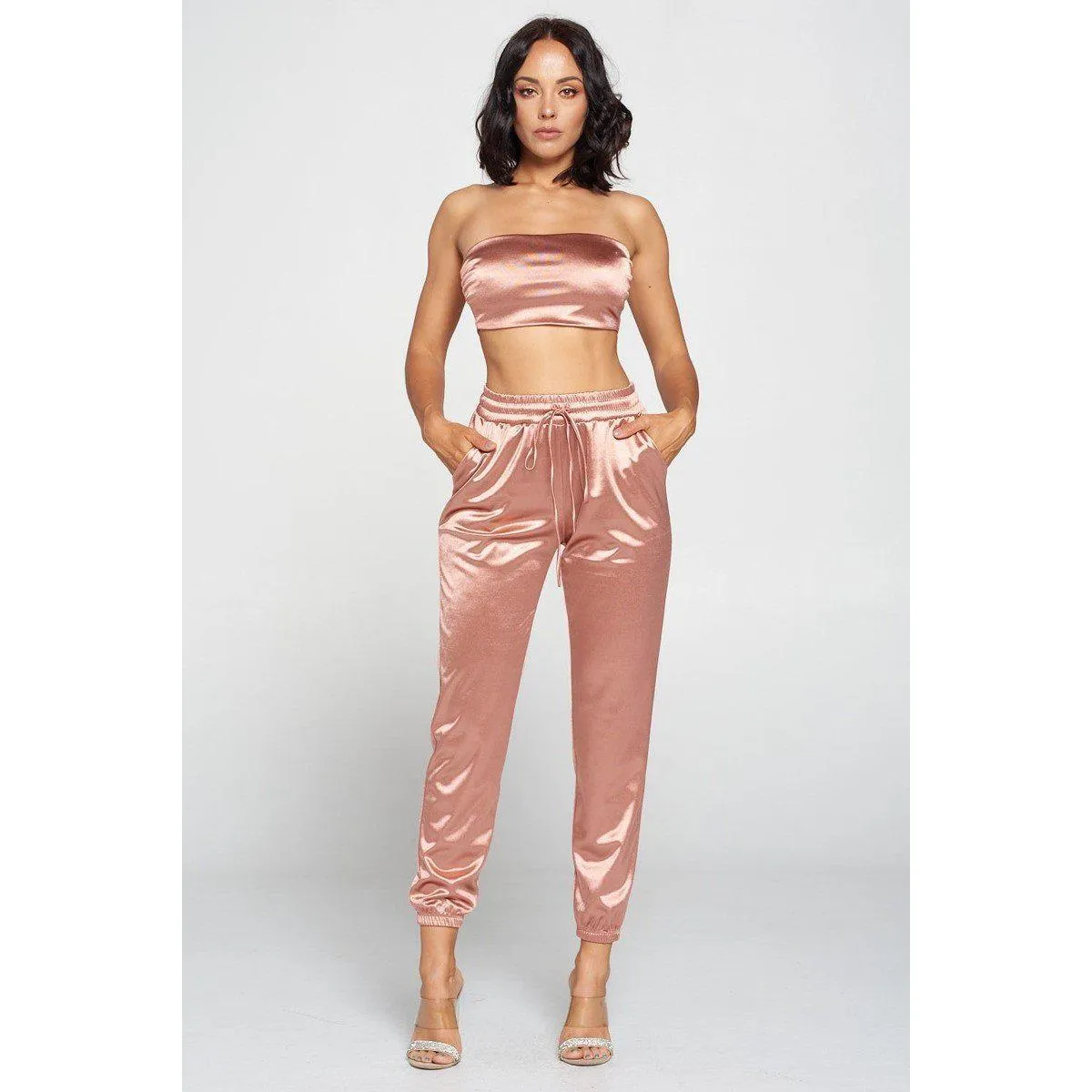 Tube Top Pant Set