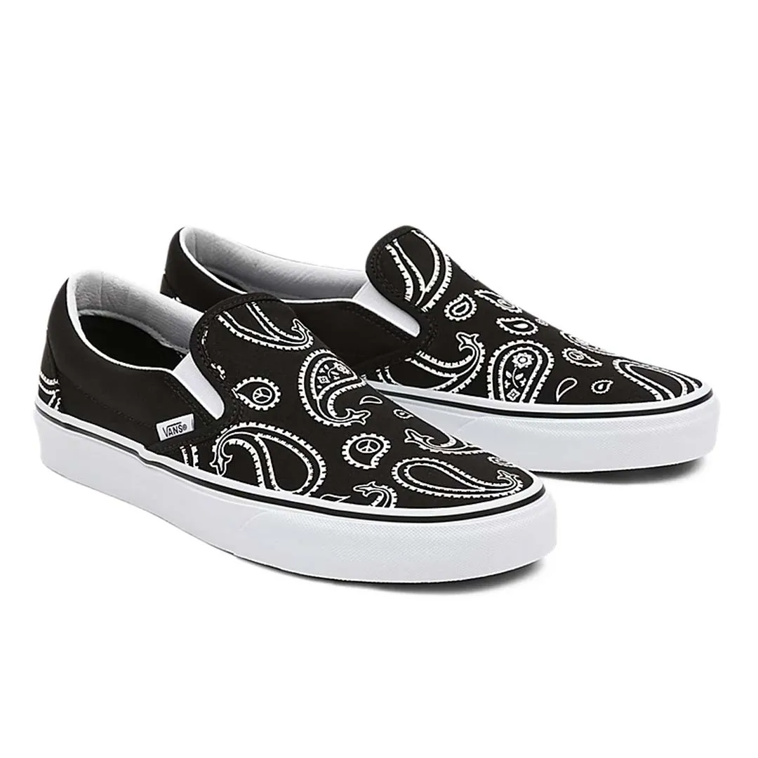 Vans - Unisex Peace Paisley Classic Slip-On Shoes (5JMHB0E)