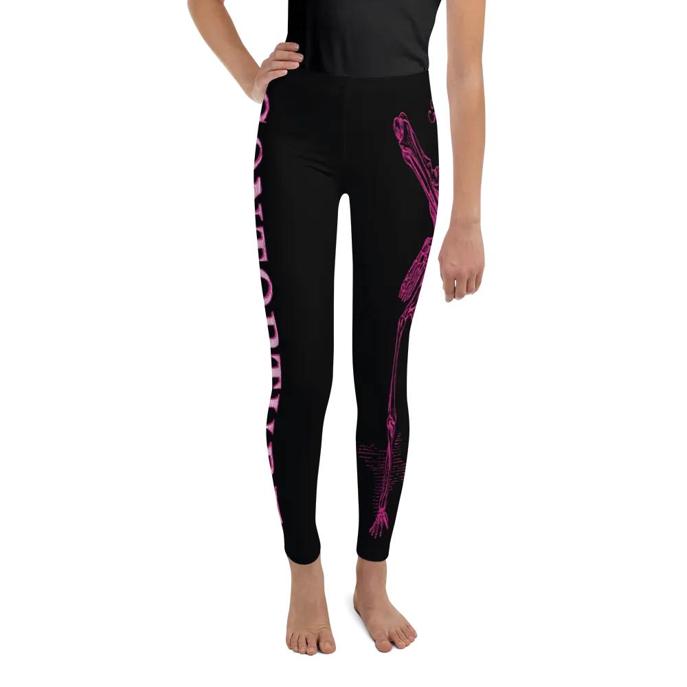 Youth CONTORTURE Leggings: Hot Pink